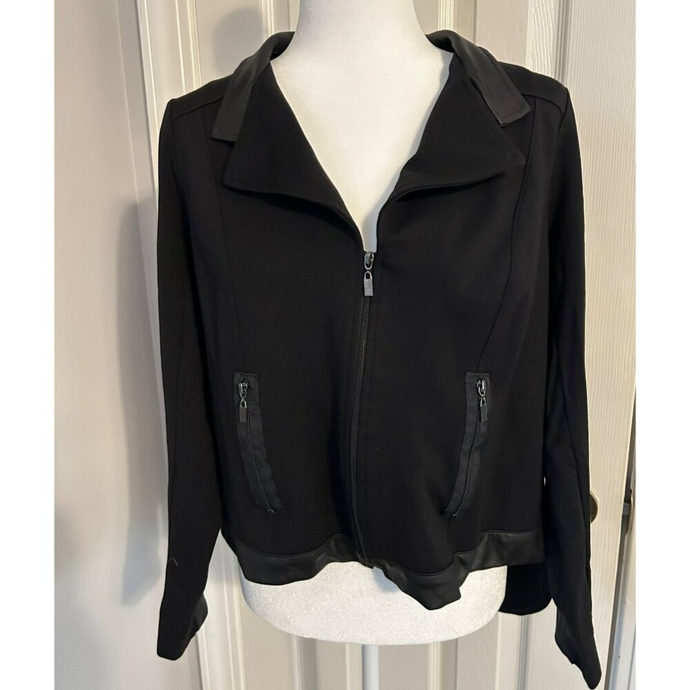 Picadilly Women’s Large Blazer Jacket Stretchy Ladies Career Zip-up hi